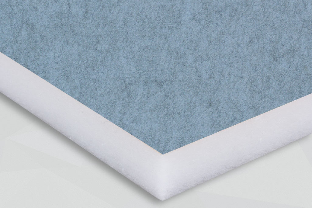 Schallschutz Wand-/Deckenelemente Rechteck, Blau, 100x50 cm, soni COLOR