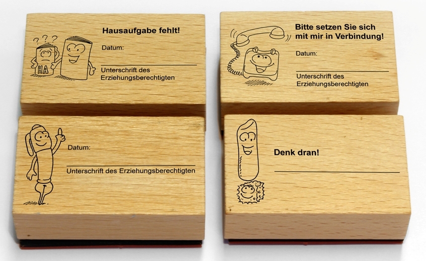 Das Grundschul-Kontaktstempel-Set
