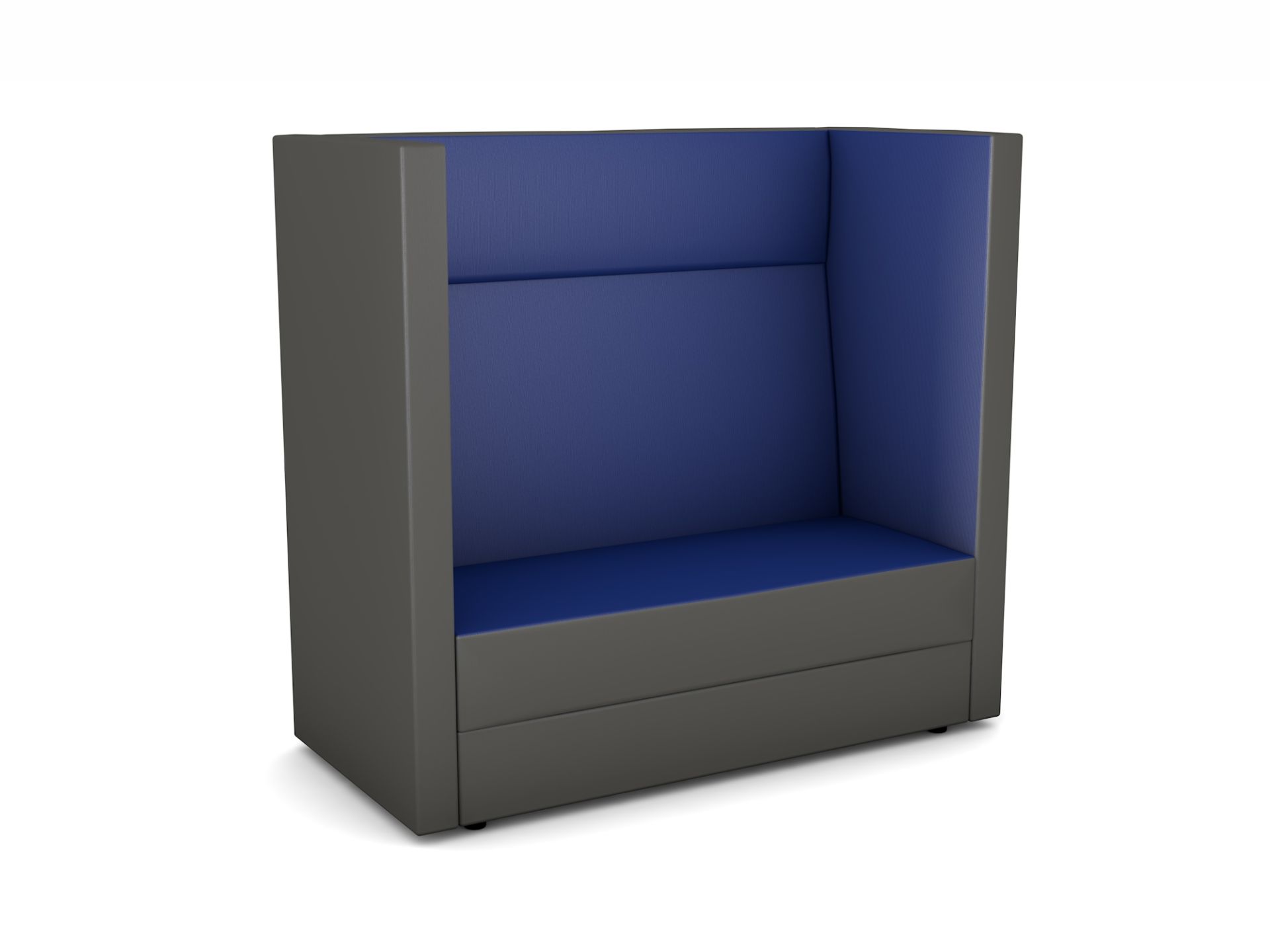 Akustik Hochlehner Silvertex Standard, Schallschutzsofa, Farbe Delft SB1-3067