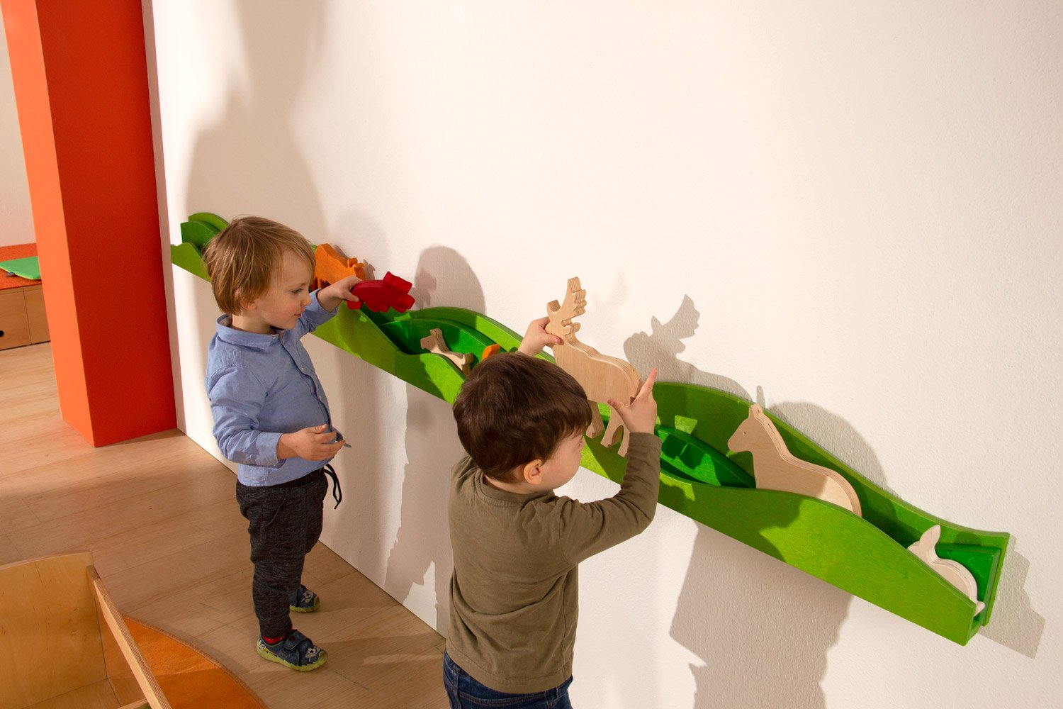Wandleiste für Spielfiguren