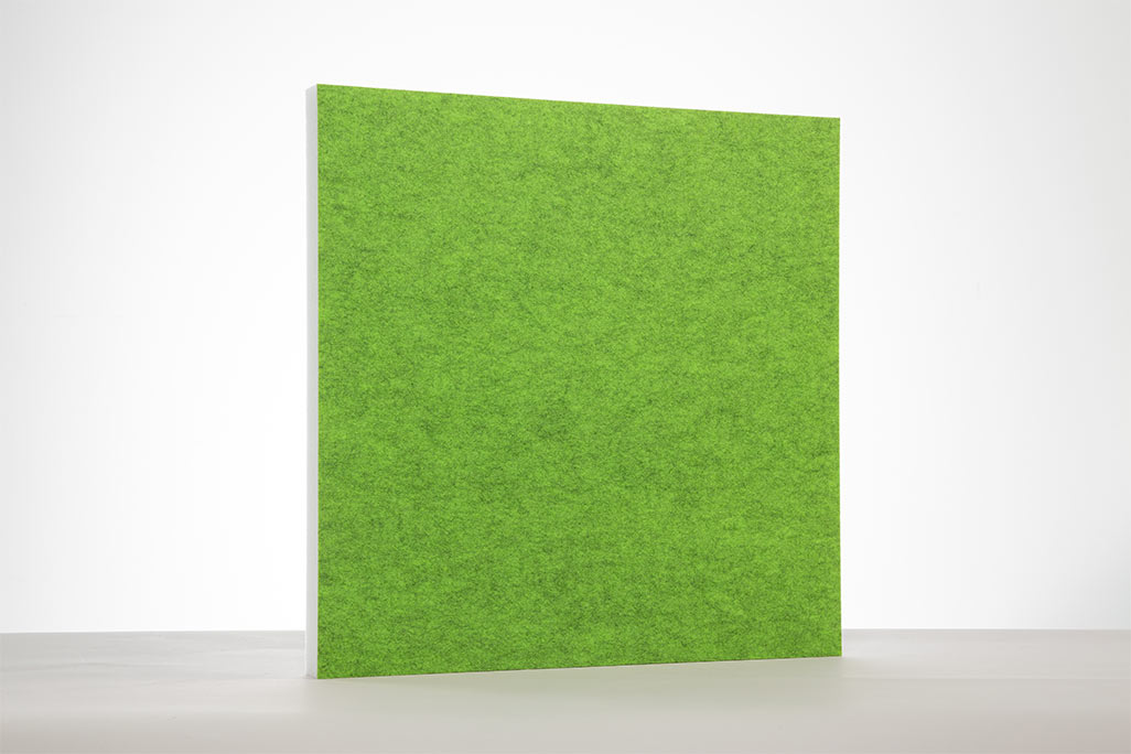 Akustikpaneele für Wand & Decke, Quadrat Grün, 62x62 cm, soni COLOR RD