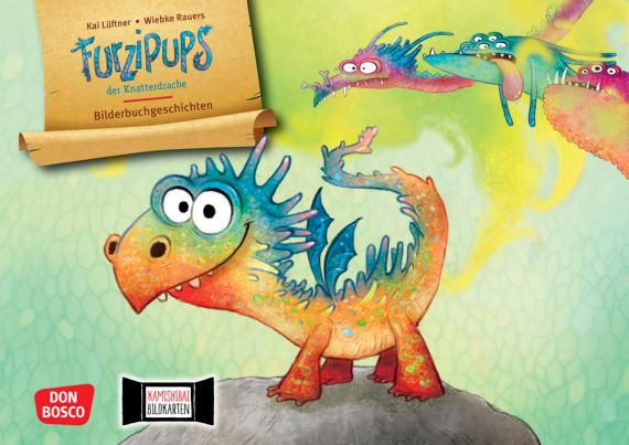 Kamishibai Bildkartenset - Furzipups, der Knatterdrache, 3-6 Jahre