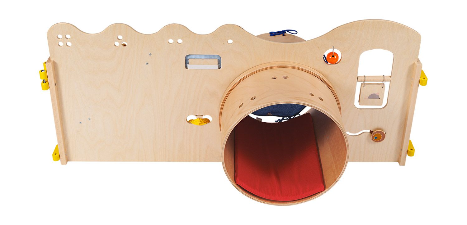 Pamini Spielwand mit Rundtunnel