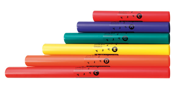 Boomwhackers®, pentatonischer Satz, Set mit 6 Röhren