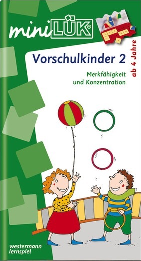 miniLÜK Vorschulkinder 2, Heft, 4-6 Jahre