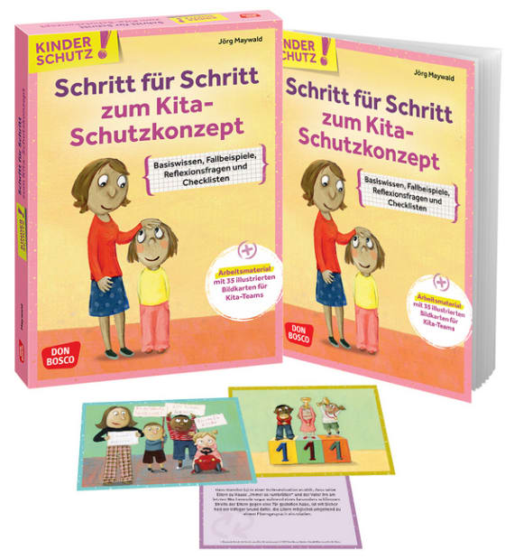 Kinderschutz: Schritt für Schritt zum Kita-Schutzkonzept, Bildkarten und Buch