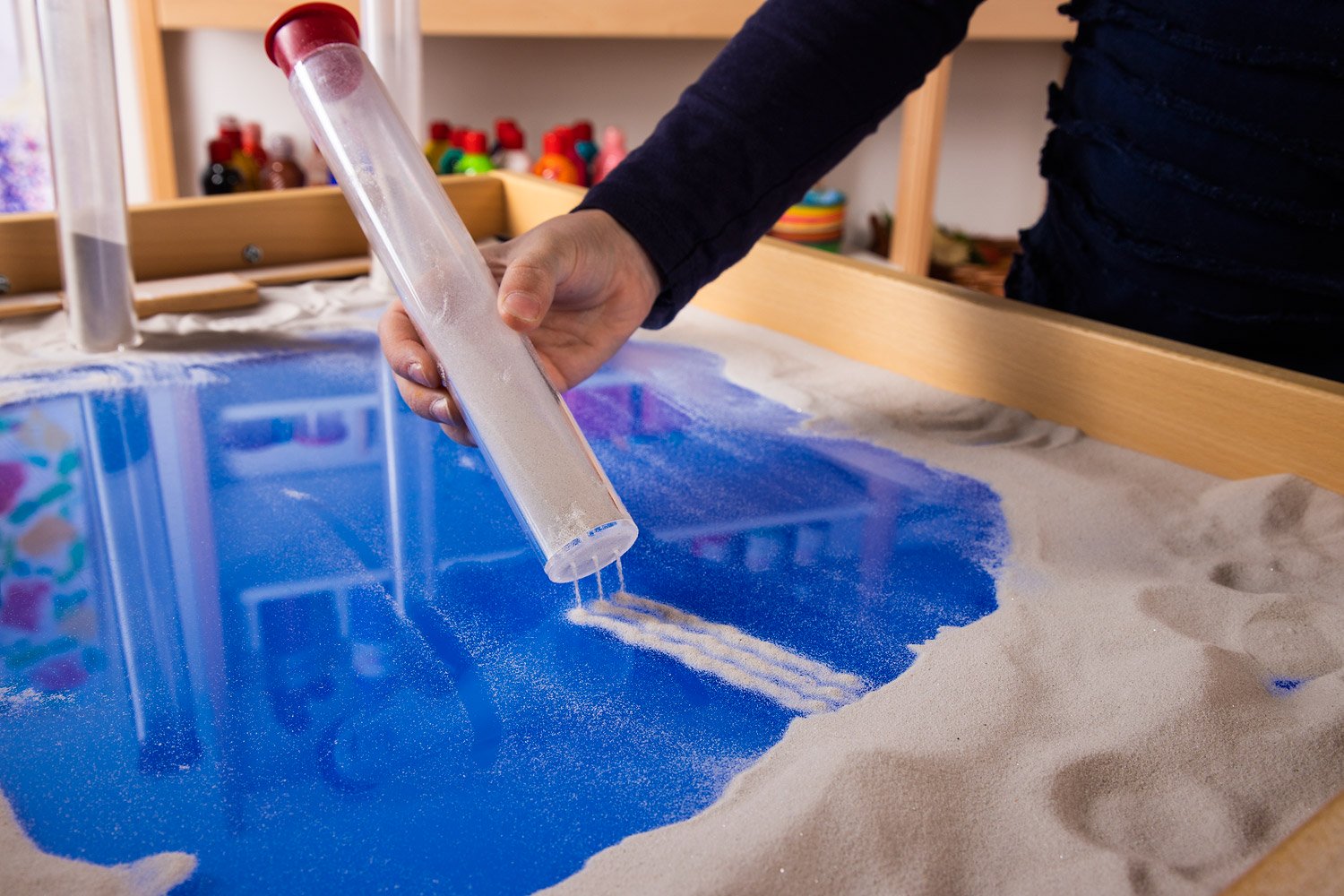 Sandmalstifte Spuren Mix, ab 4 Jahren