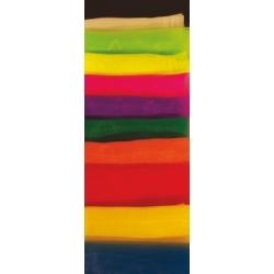 Jongliertücher blau, chiffon, 68 x 68 cm, 12er-Pack