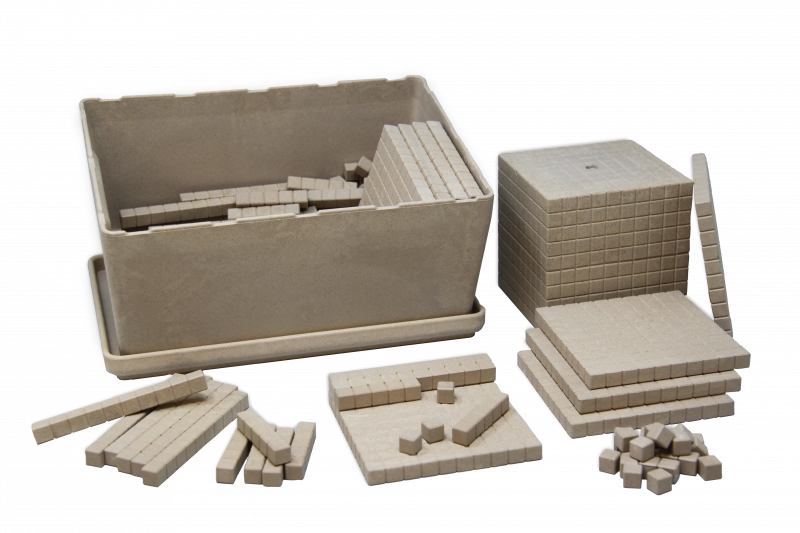 Erweitertes Dienes Grundsortiment naturfarben (151 Teile) aus RE-Wood®