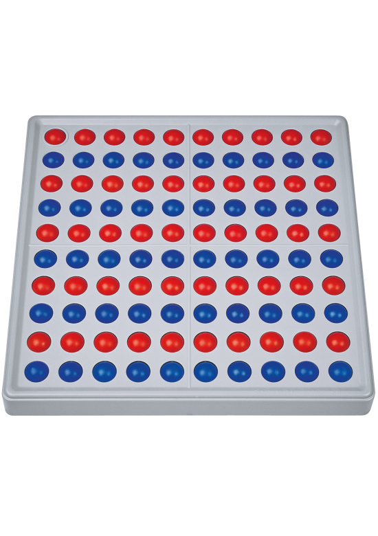 ABACO 100 - Modell A 10/10 Kugeln (rot/blau), 6-9 Jahre