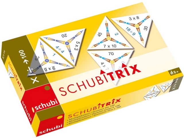 SCHUBITRIX Mathe - Multiplikation Division bis 100, Lernspiel, 1.-2. Klasse