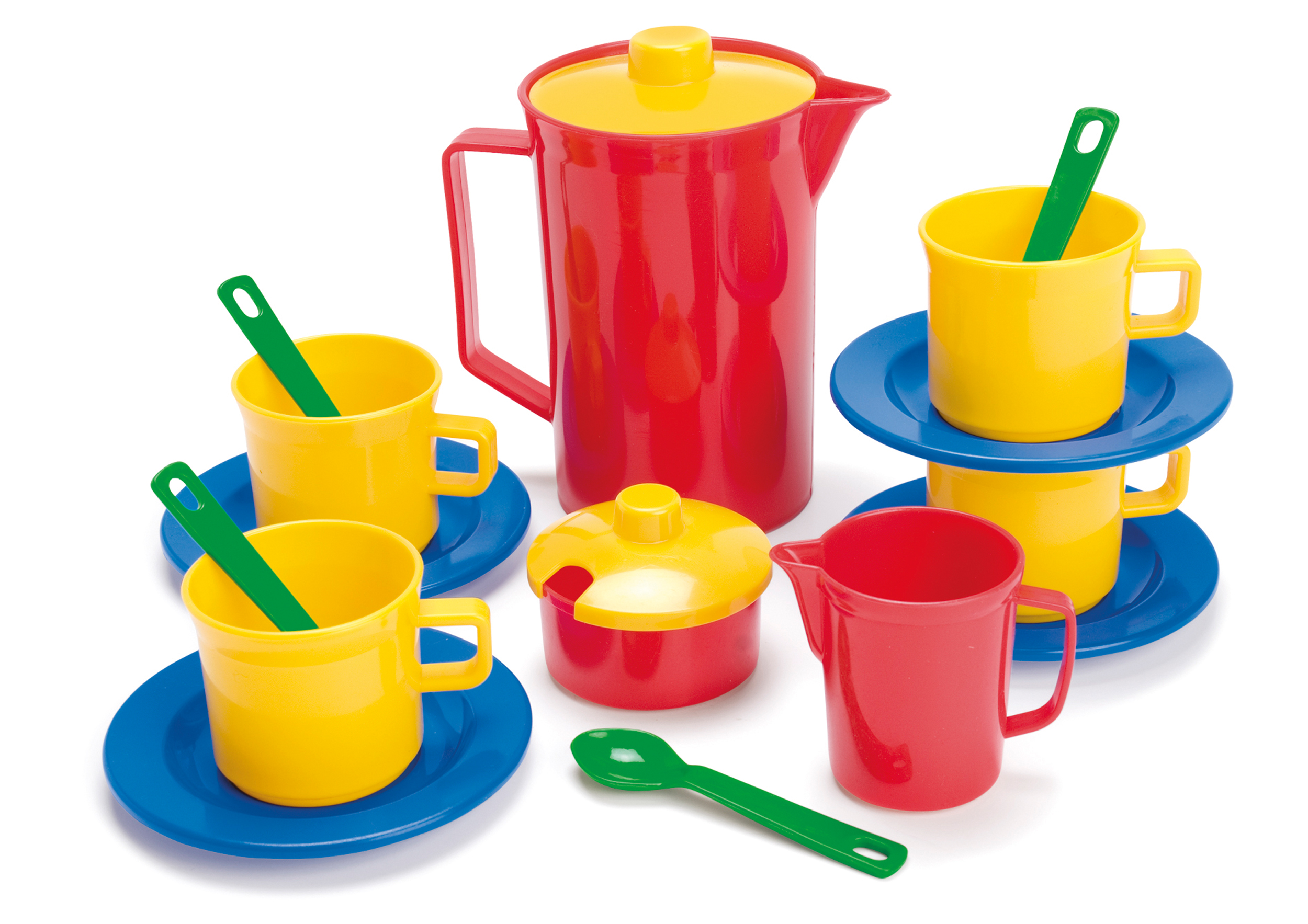 dantoy® Sandspielzeug, Kaffeeservice im Netz, 17 Teile