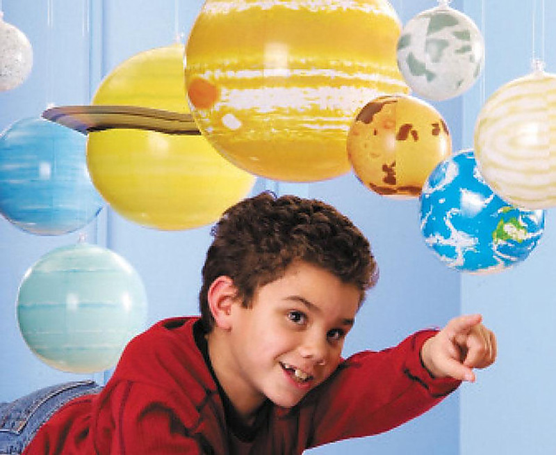 Sonnensystem, aufblasbare Modelle, 3-10 Jahre
