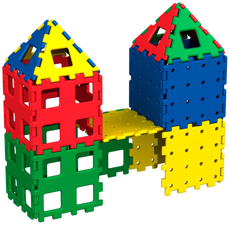 XL Polydron Set 2, 24 Teile