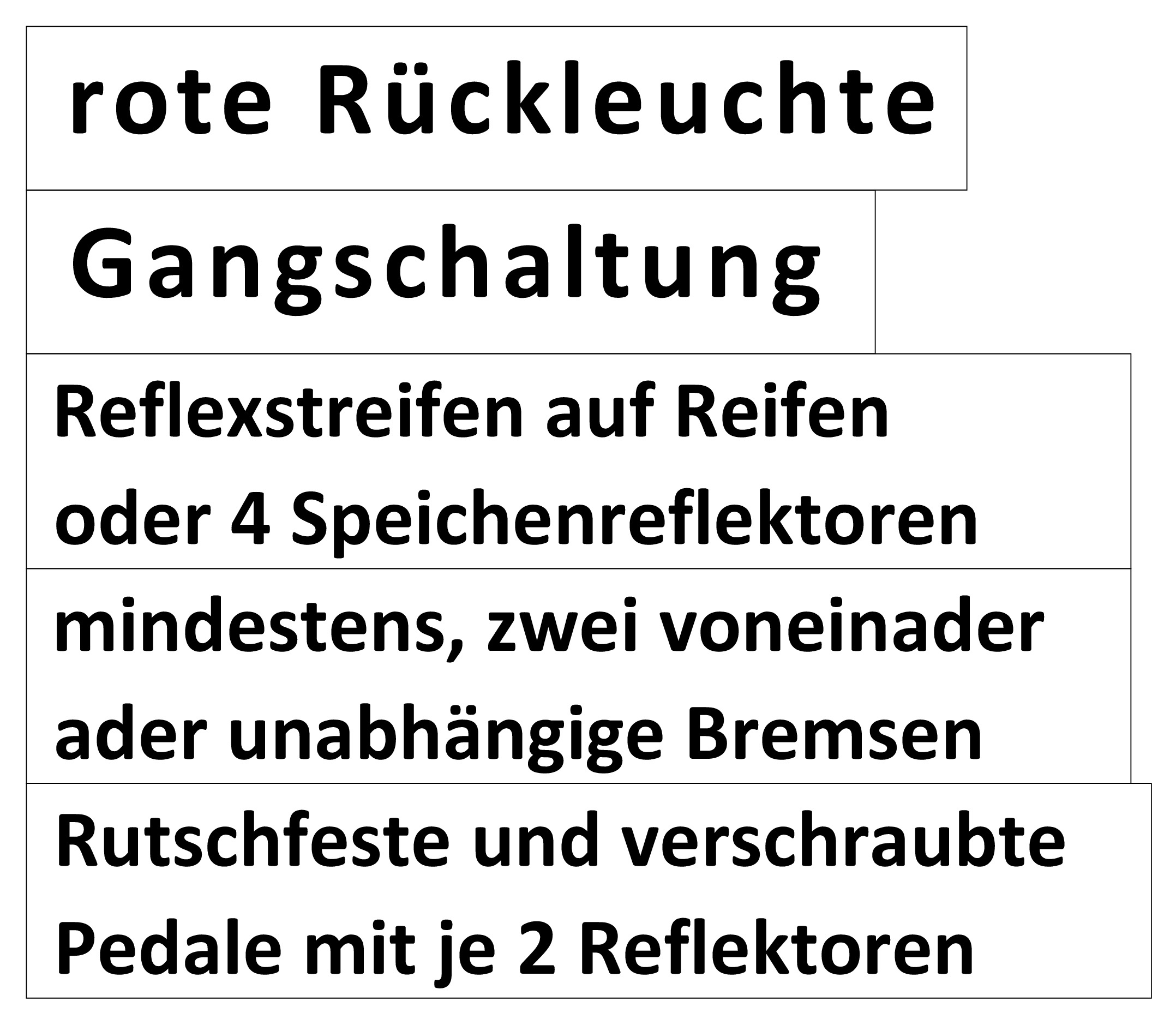 magnetisches Set XXL "sicheres Fahrrad"