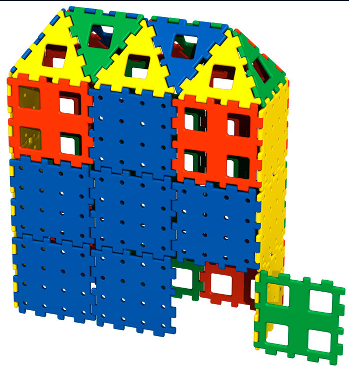XL Polydron Set 3, 36 Teile