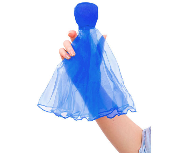 4er-Set Chiffon Wurfsäckchen (rot, gelb, grün, blau) ab 3 Jahren