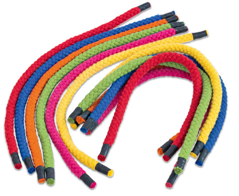 Seil-Set Regenbogen, 12er Set - 40 cm