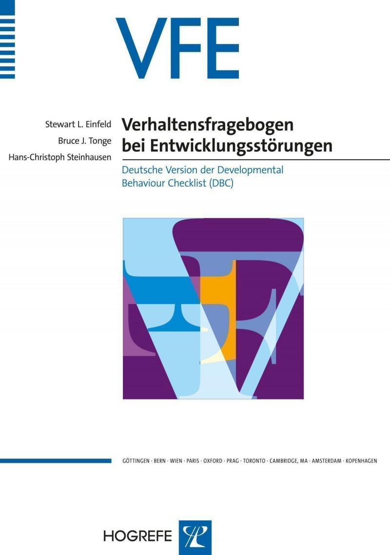 VFE - Verhaltensfragebogen bei Entwicklungsstörungen, ab 4 Jahre