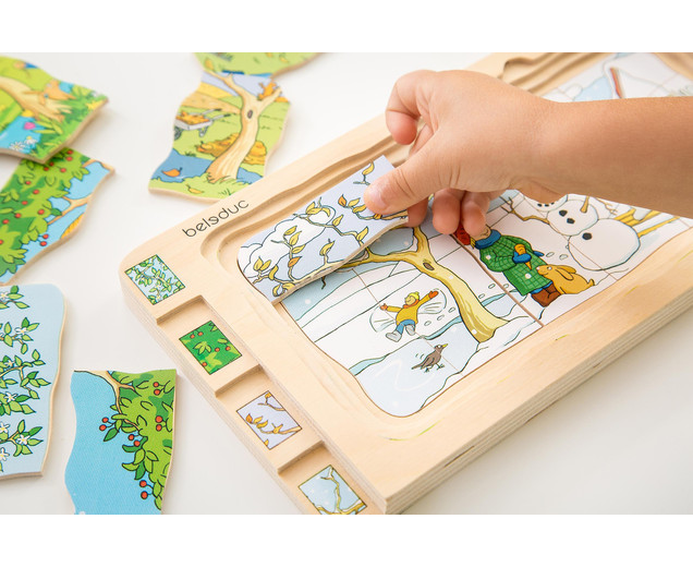 Lagen-Puzzle 4 Jahreszeiten, 4-7 Jahre