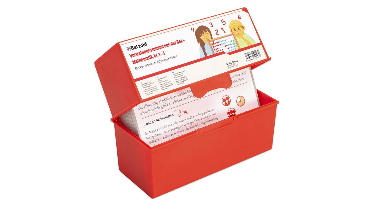 Vertretungsstunden aus der Box ? Mathe, Klasse 1-4