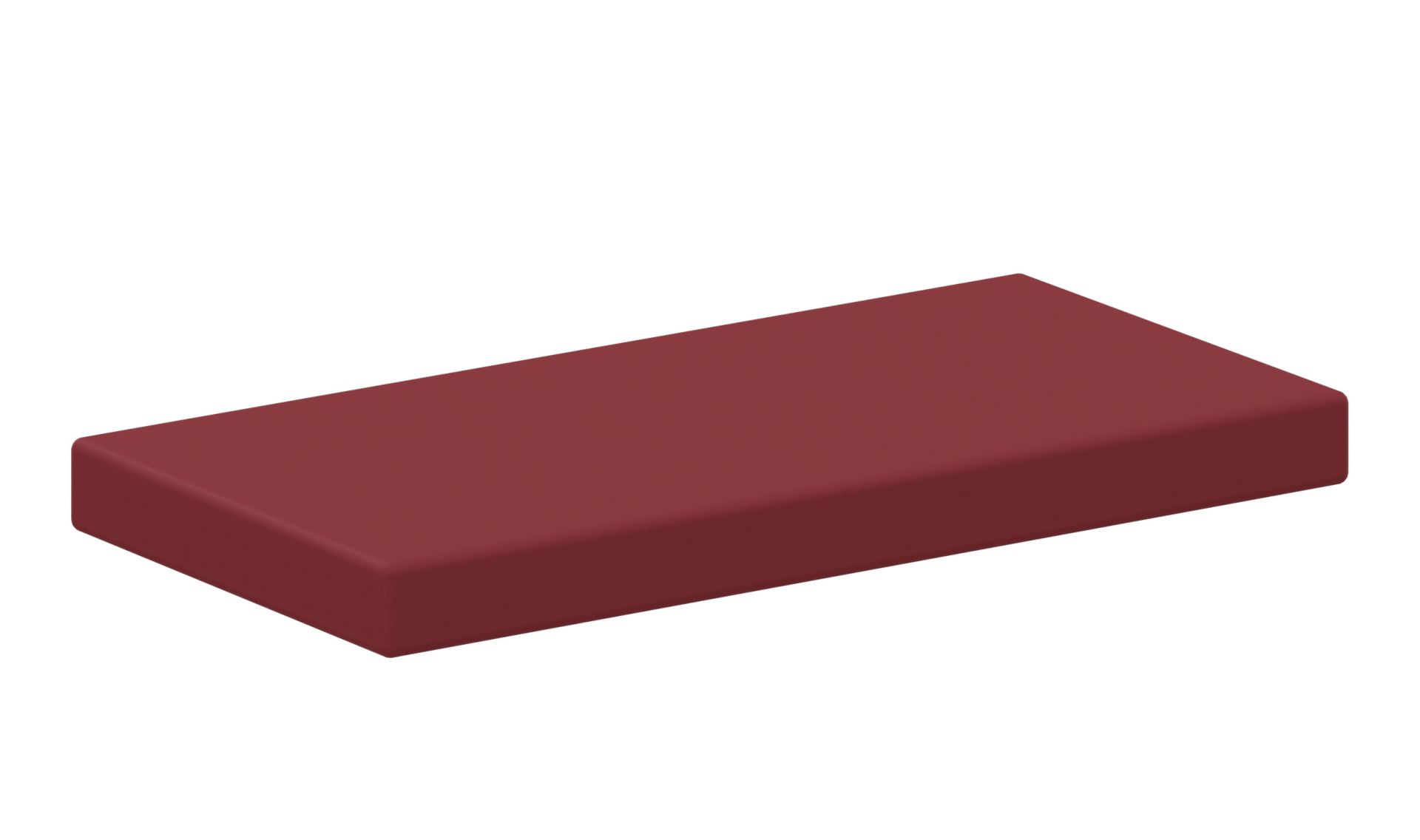 Matratze für Schaumstoffbett klein Softskin rot, 100x50x8 cm