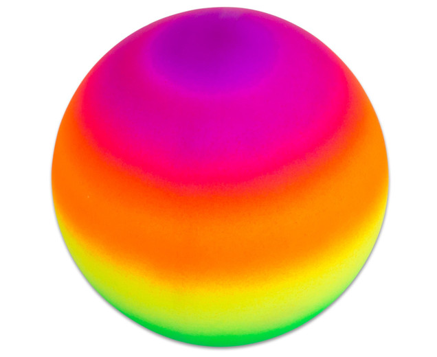 Regenbogenball Neon-Farben, Durchmesser 18 cm