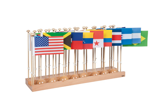 Flaggenständer Nord- und Südamerika