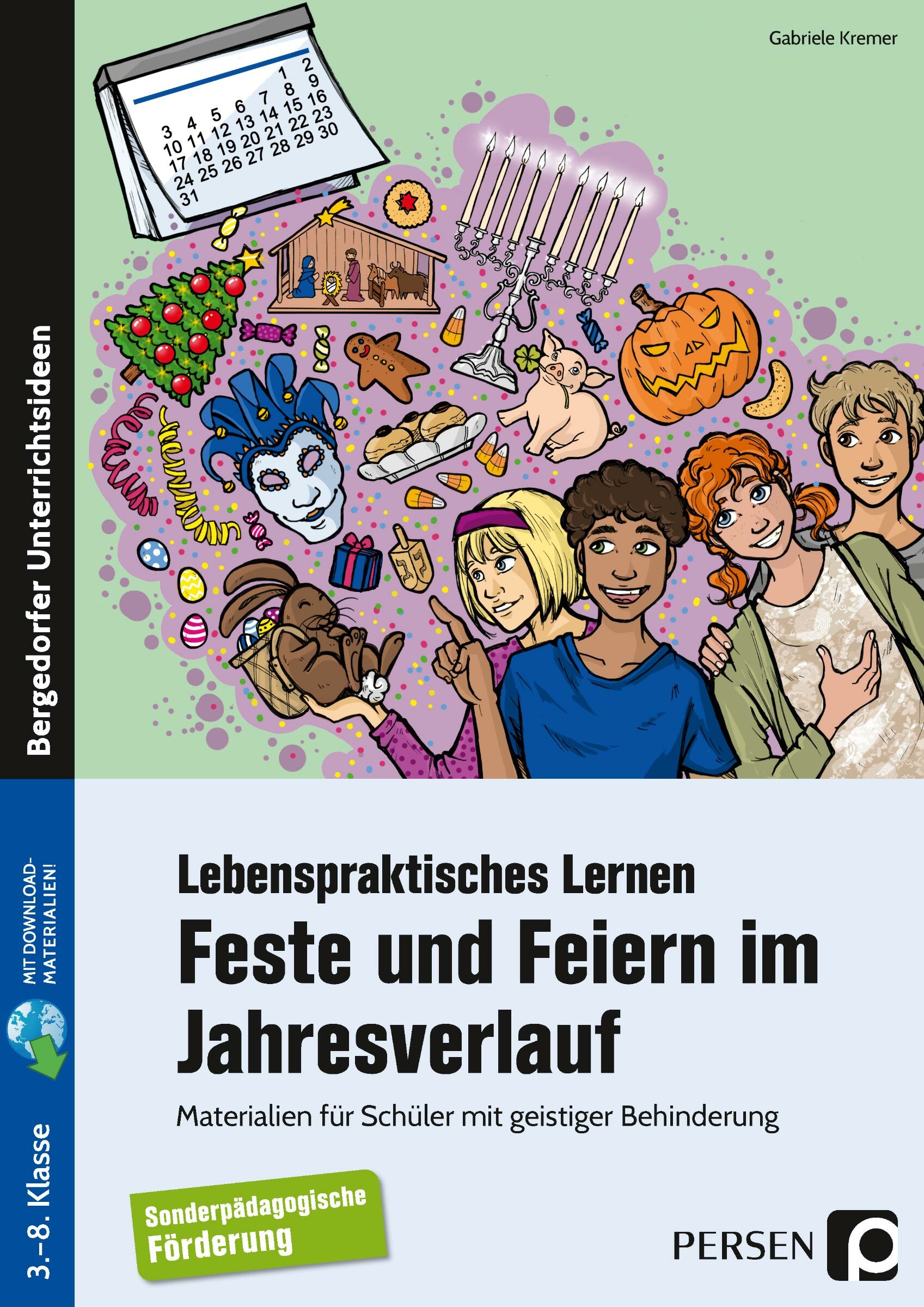 Feste und Feiern im Jahresverlauf, Buch, Klasse 3-8