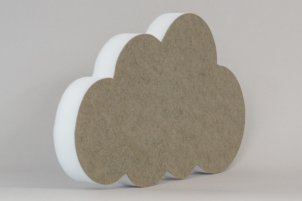 Schallschutz Akustikelement, Wolke Beige, soni ELEMENT cloud klein