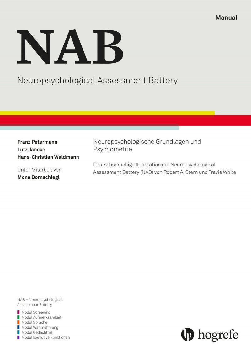 NAB - Neuropsychological Assessment Battery, ab 18 Jahre