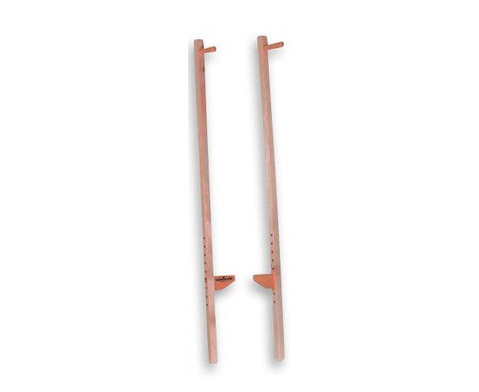 Stelzen aus Holz, 125 cm mit Haltegriffen