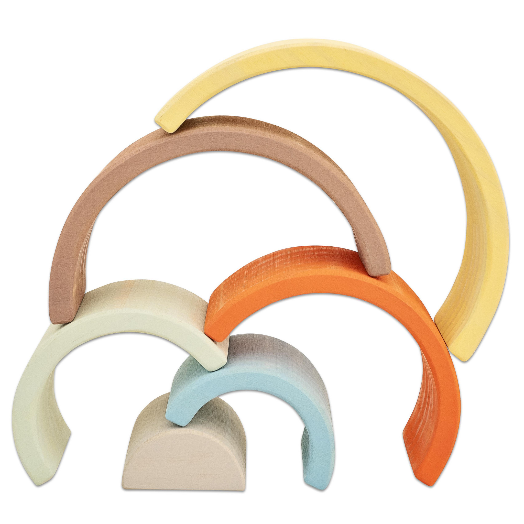 Regenbogen aus Holz, klein, Breite 19 cm