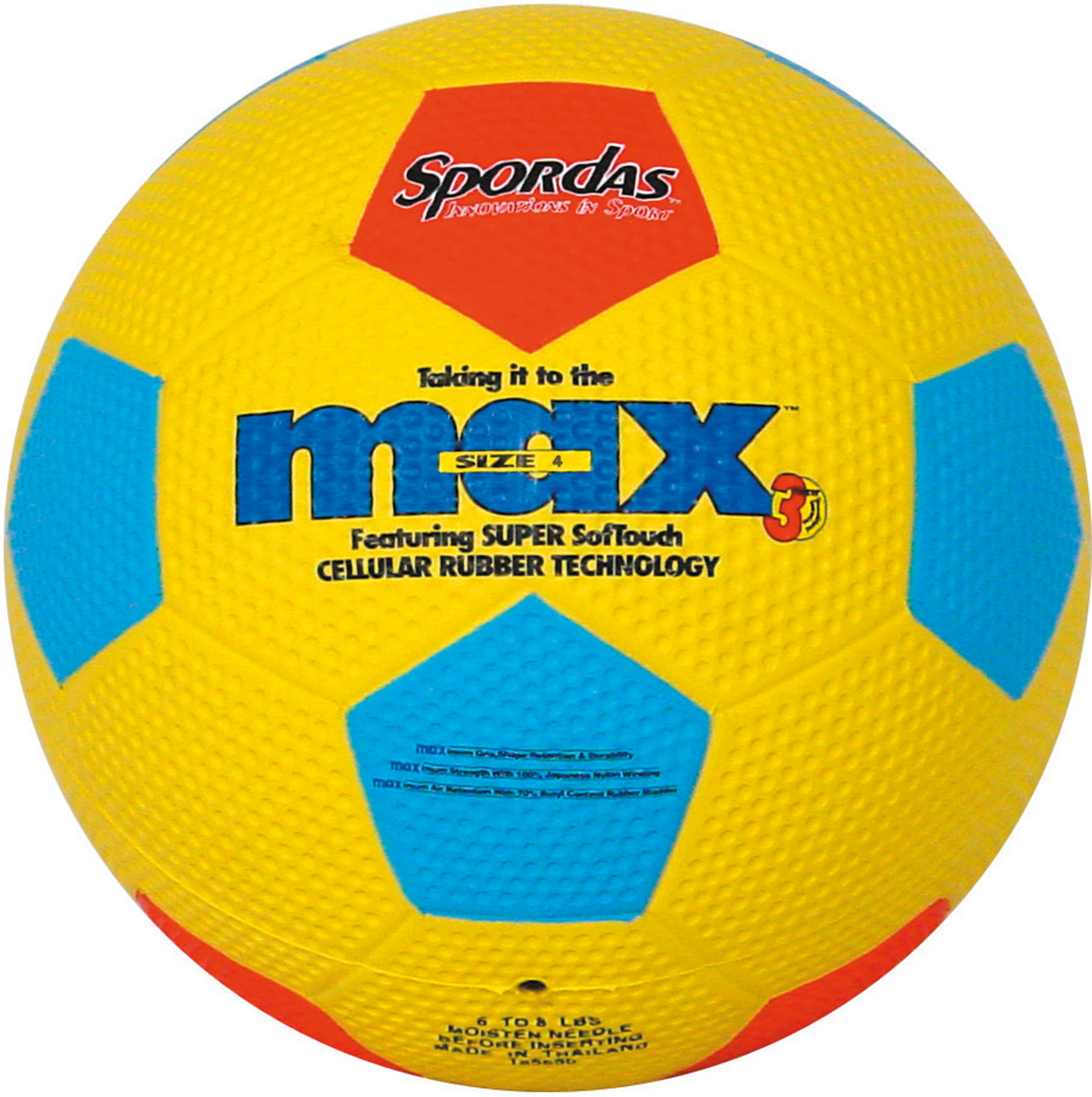 Spordas® Super SofTouch Fußball 4 Max-Ball 21 cm