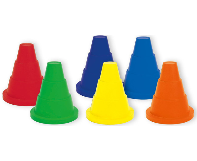 Schaumstoff-Kegel, 6er Set