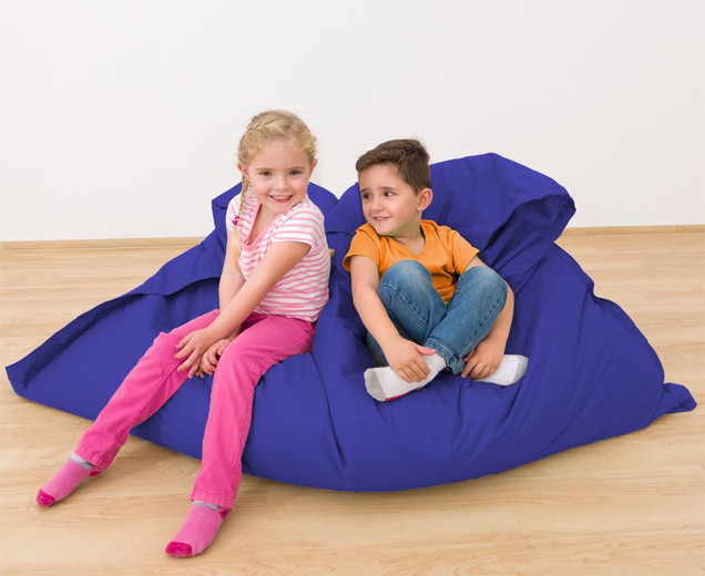 Riesensitzsack, blau, 140 x 180 cm, outdoorfähig, ab 3 Jahre