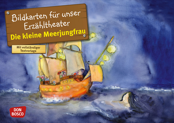 Kamishibai Bildkartenset - Die kleine Meerjungfrau, 4-8 Jahre