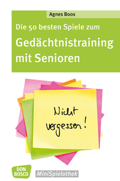 Die 50 besten Spiele zum Gedächtnistraining mit Senioren, MiniSpielothek-Heft