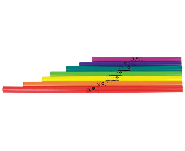 Boomwhackers®, Bass, diatonischer Satz, Set mit 7 Röhren