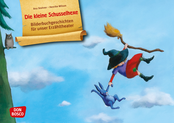 Kamishibai Bildkartenset - Die kleine Schusselhexe, 3-8 Jahre