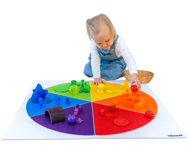Farbkreis Teppich, 50 cm, Lernteppich, ab 3 Jahre