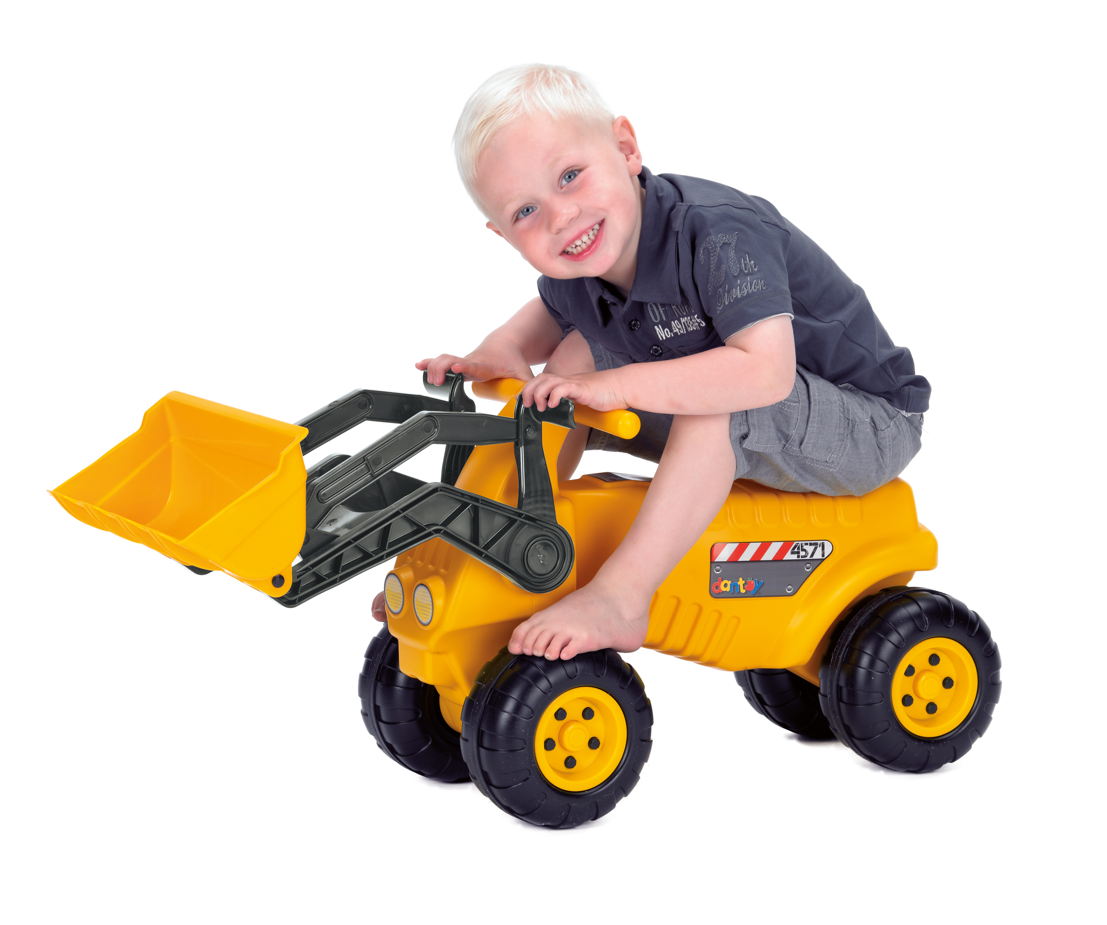 dantoy® Riesen-Frontlader, Sandspielzeug, 79cm lang, ab 3 Jahre