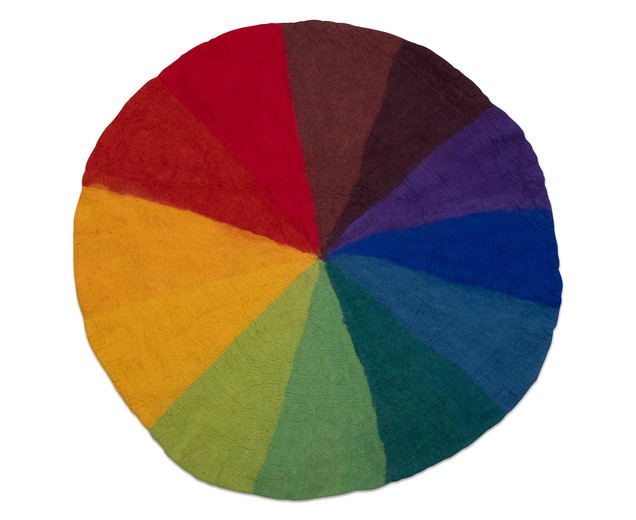 Filzteppich Regenbogen Ø 150 cm, 3-6 Jahre