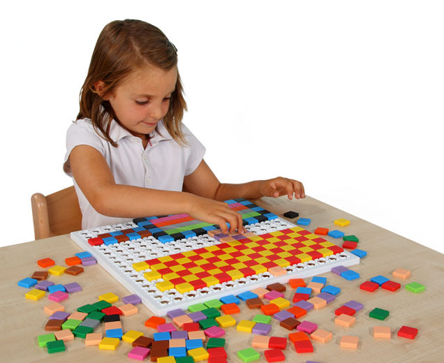 Mosaik, Legespiel, 4-9 Jahre