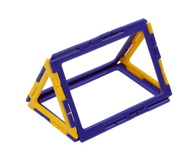 Polydron Prismen- und Pyramiden-Set 121 Bauteile inkl. engl. Anleitung