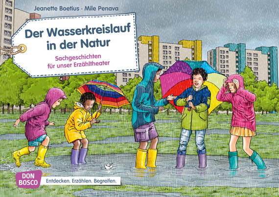 Kamishibai Bildkartenset - Der Wasserkreislauf in der Natur, 4-8 Jahre