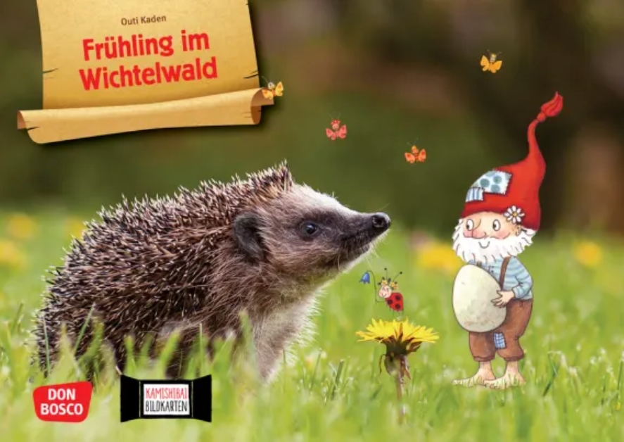 Frühling im Wichtelwald. Kamishibai Bildkartenset, 2-4 Jahre