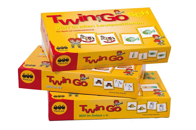 Twin Go SCH im Paket, 3 x 20 bunte Bildkartenpaare