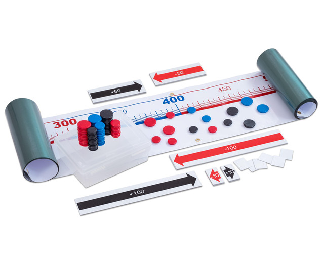 Magnet-Zahlenstrahl bis 1000