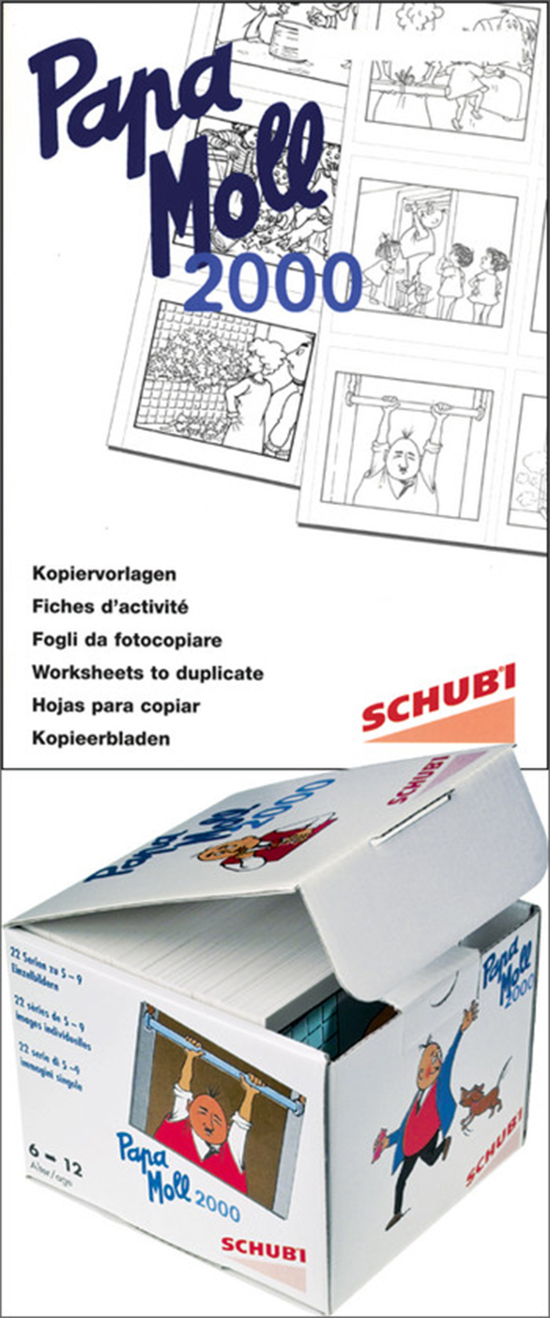 Papa Moll - Bilderbox mit Kopiervorlagen, Kombipaket, 4-9 Jahre